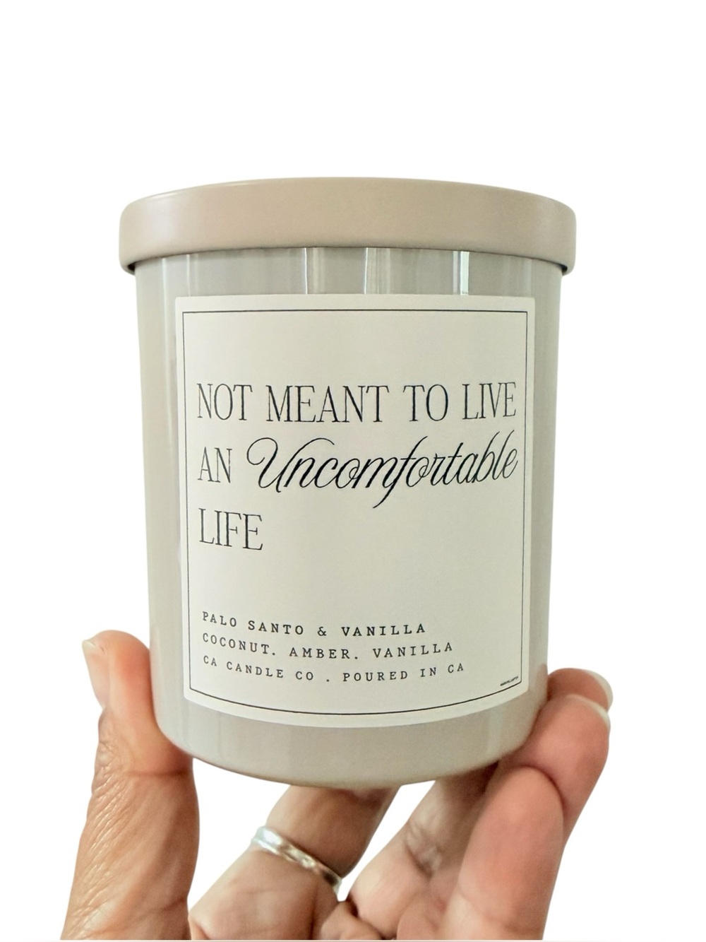 Leoben Company Not Meant To Live and Uncomfortable Life Luxury Scented Candle